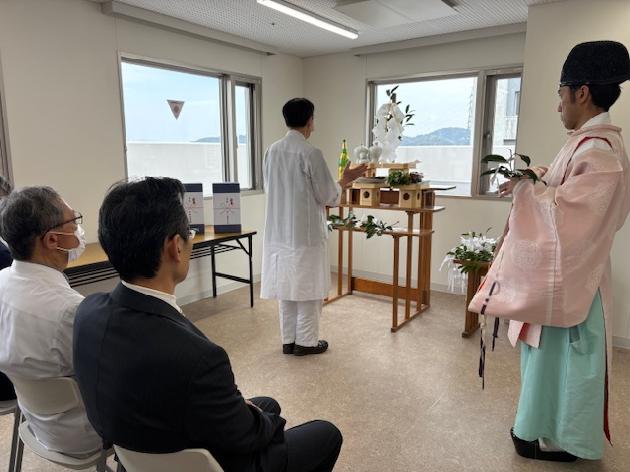 竣工神事を行いました